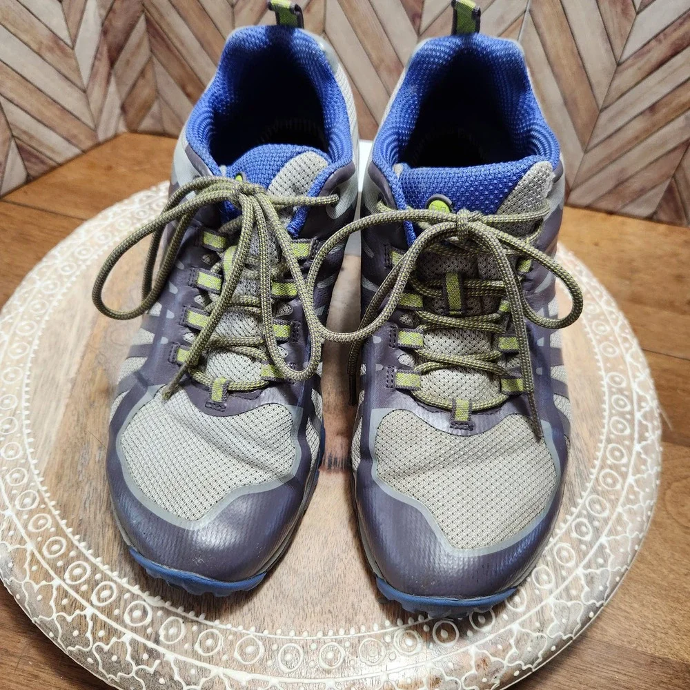 Merrell Gray & Blue Siren Edge Q2‎ Hiking/Running Shoes Women's Size 8